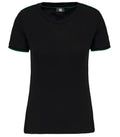 Ladies' Short-Sleeved Day To Day T-shirt Black/KellyGreen