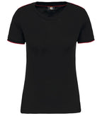 Ladies' Short-Sleeved Day To Day T-shirt Black/Red