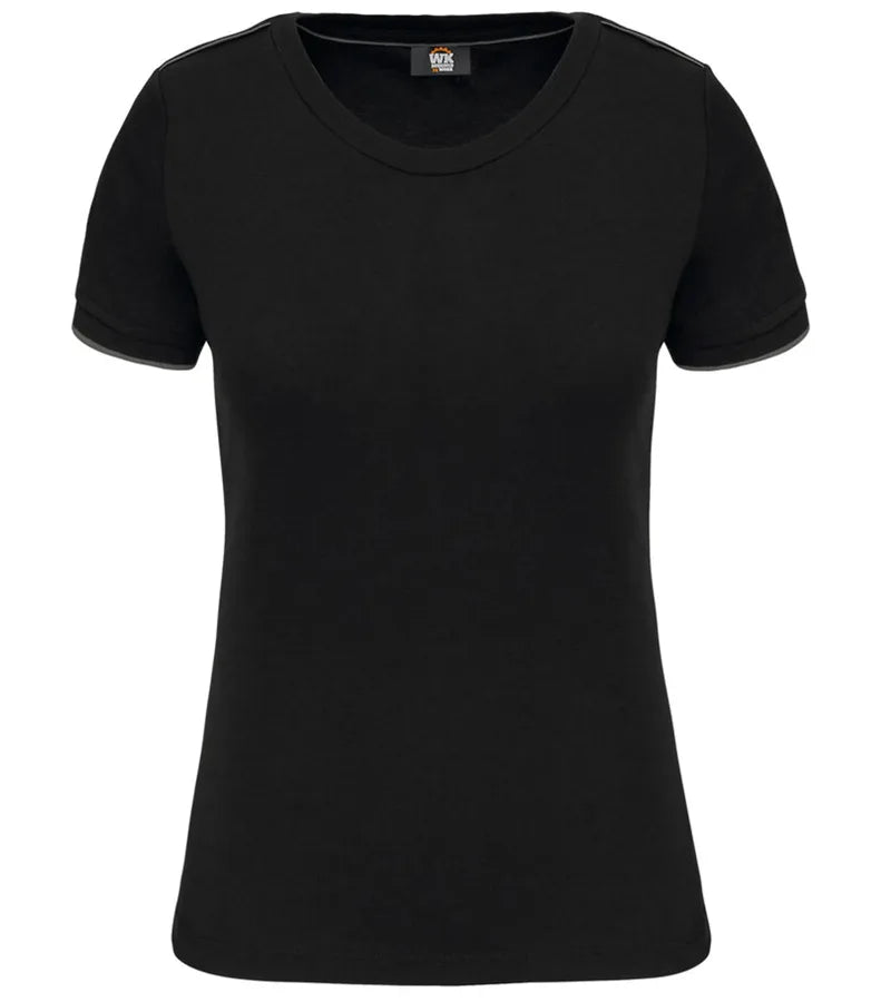 Ladies' Short-Sleeved Day To Day T-shirt Black/Silver