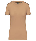 Ladies' Short-Sleeved Day To Day T-shirt Camel/Black