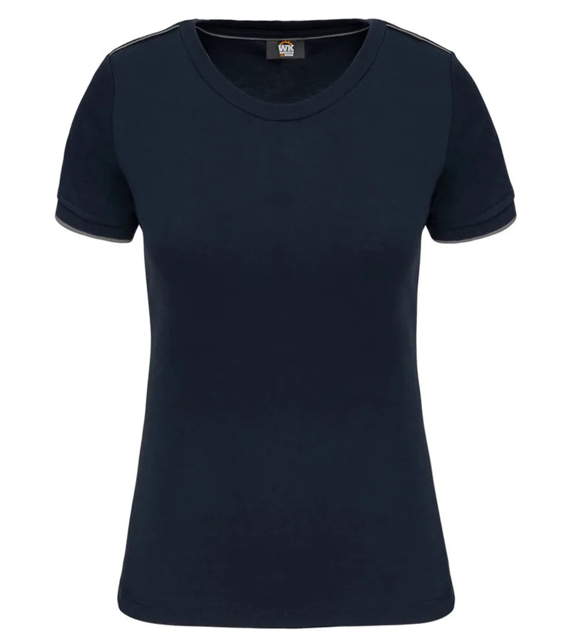 Ladies' Short-Sleeved Day To Day T-shirt Navy/Silver