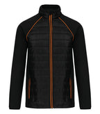 Unisex Dual-Fabric Day To Day Jacket Black/Orange