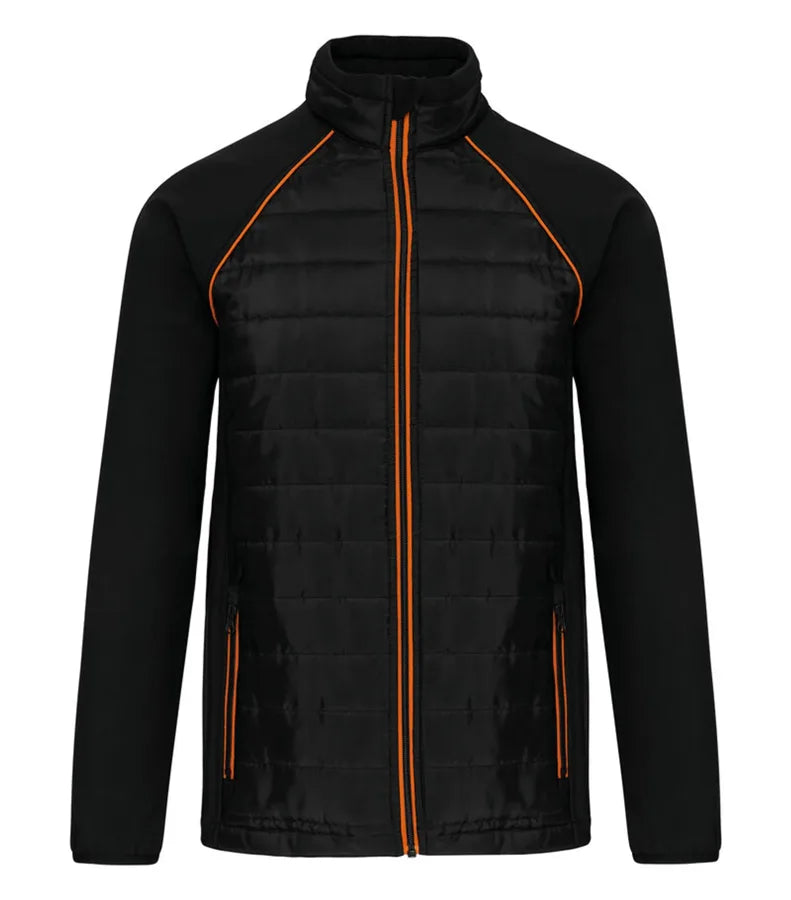 Unisex Dual-Fabric Day To Day Jacket Black/Orange