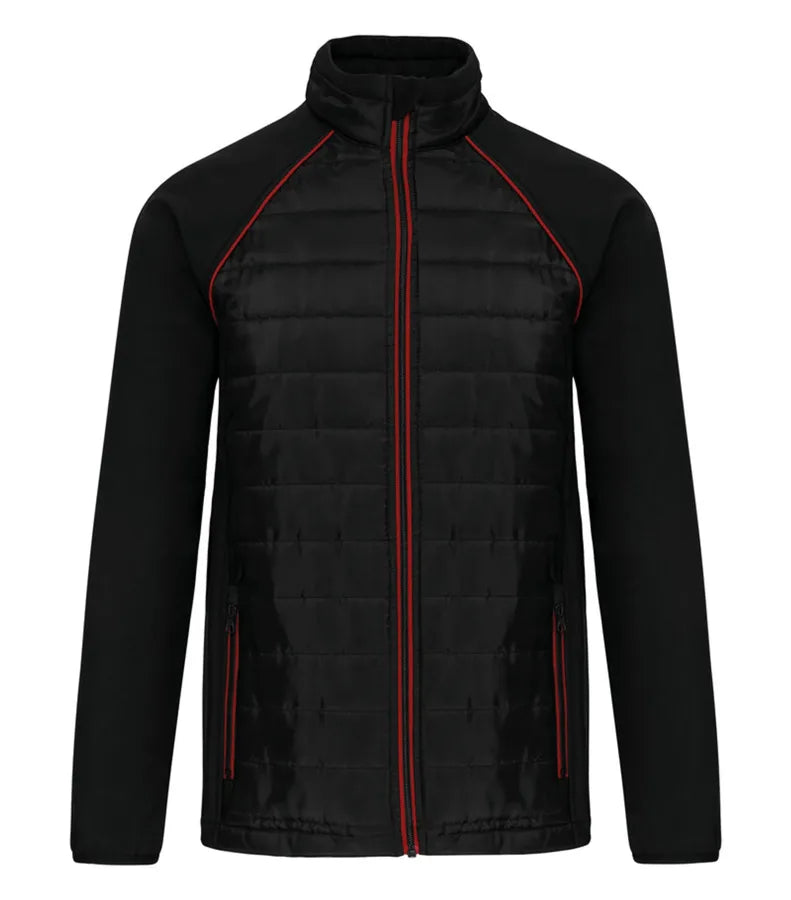 Unisex Dual-Fabric Day To Day Jacket Black/Red