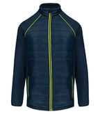 Unisex Dual-Fabric Day To Day Jacket Navy/Flour.Yellow