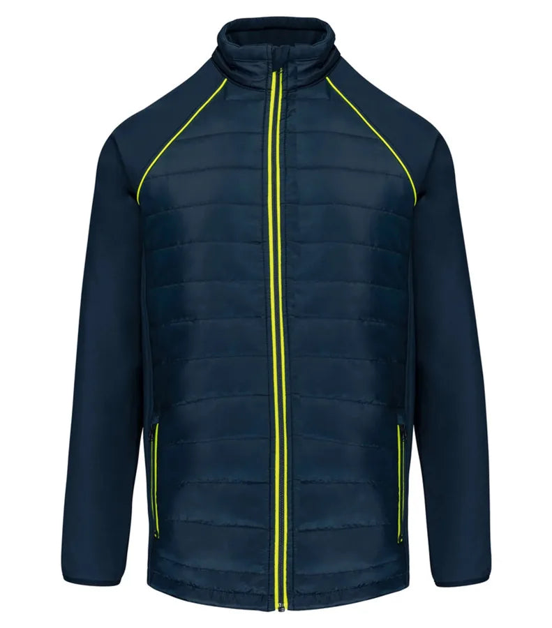 Unisex Dual-Fabric Day To Day Jacket Navy/Flour.Yellow