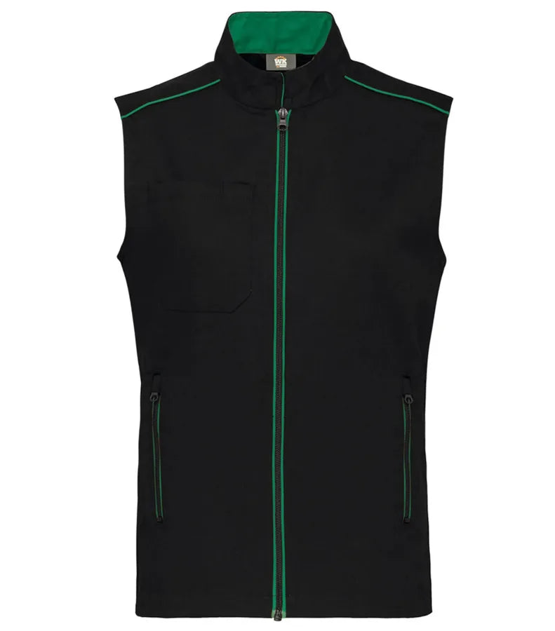 Men's Day To Day Gilet Black/KellyGreen