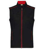 Men's Day To Day Gilet Black/Red