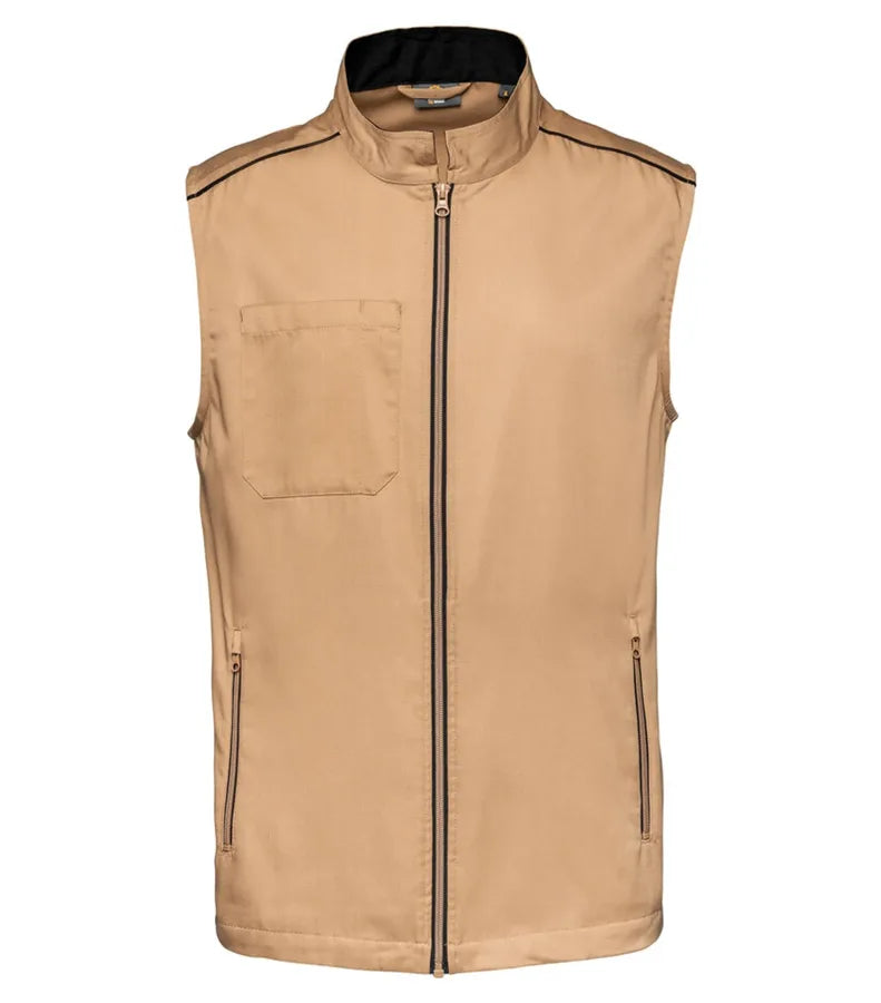 Men's Day To Day Gilet Camel/Black