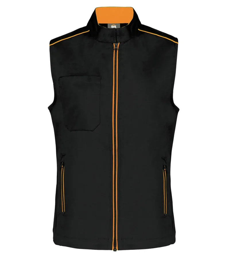 Ladies' Day To Day Gilet Black/Orange