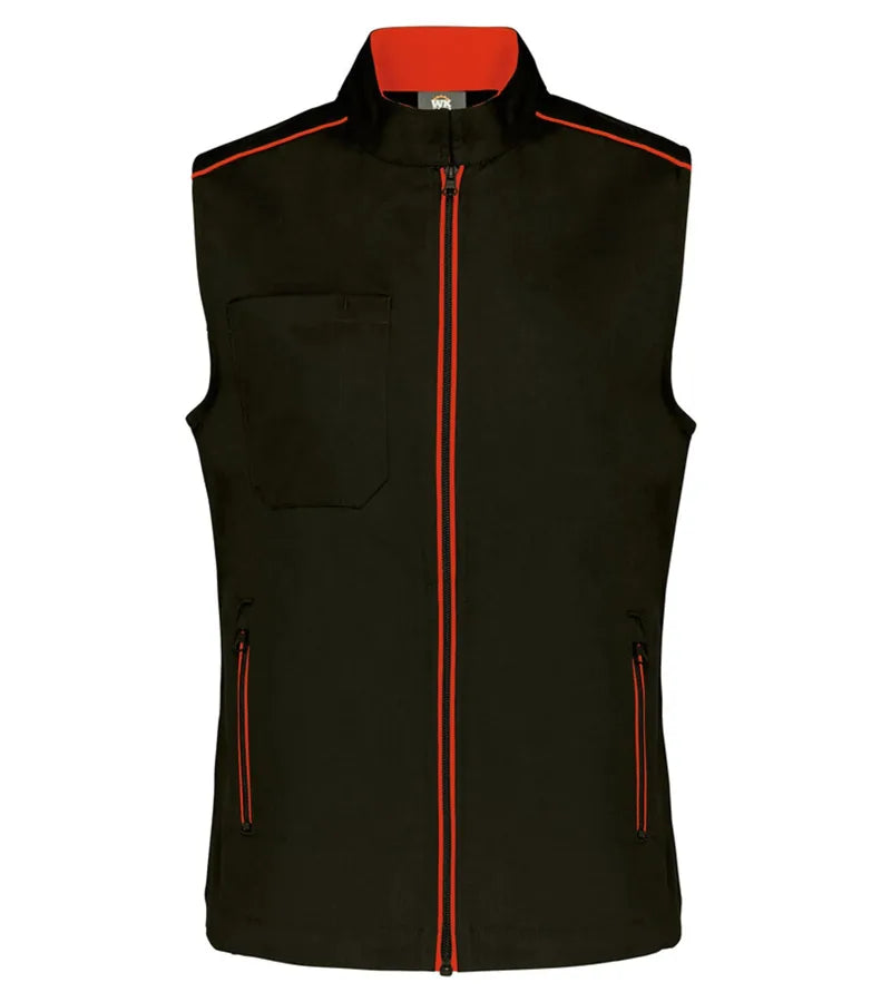 Ladies' Day To Day Gilet Black/Red