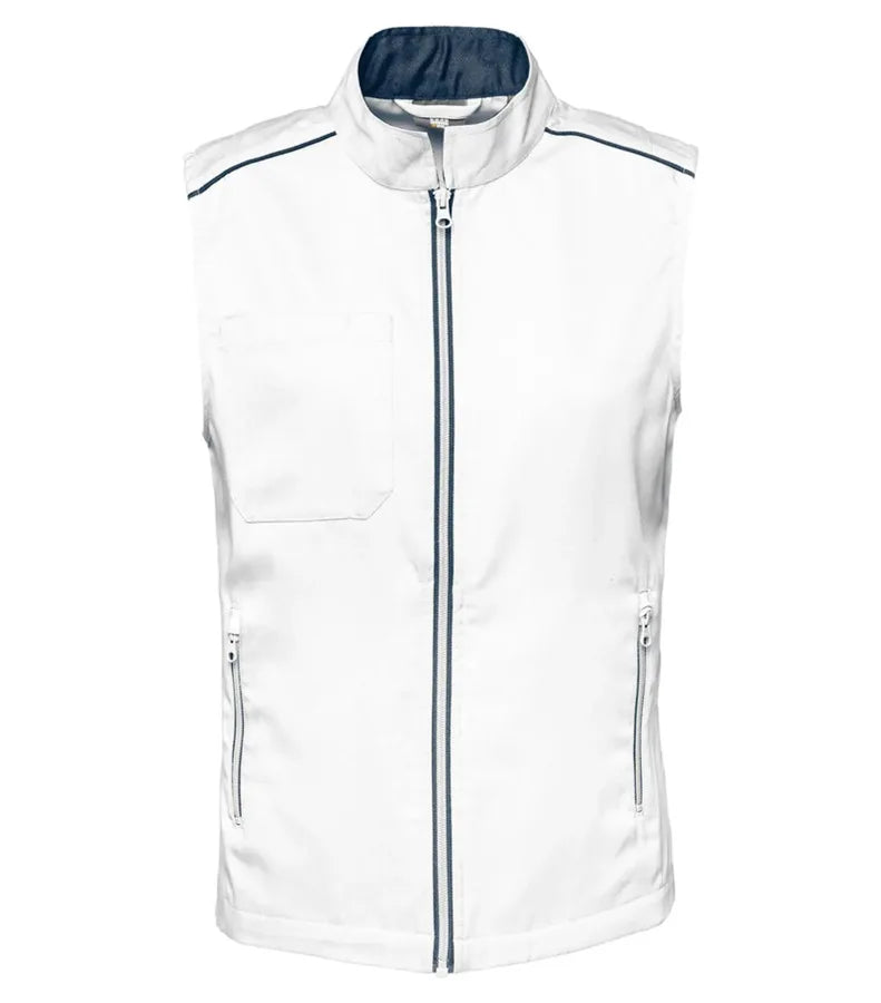 Ladies' Day To Day Gilet White/Navy