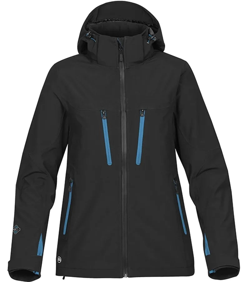 Women´s Patrol Softshell Black/ElectricBlue