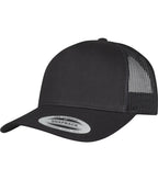 5-Panel Retro Trucker Cap Black