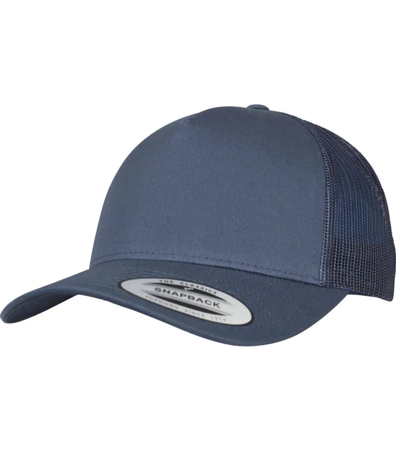 5-Panel Retro Trucker Cap Navy