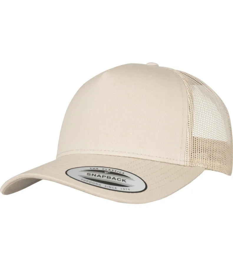 5-Panel Retro Trucker Cap Khaki