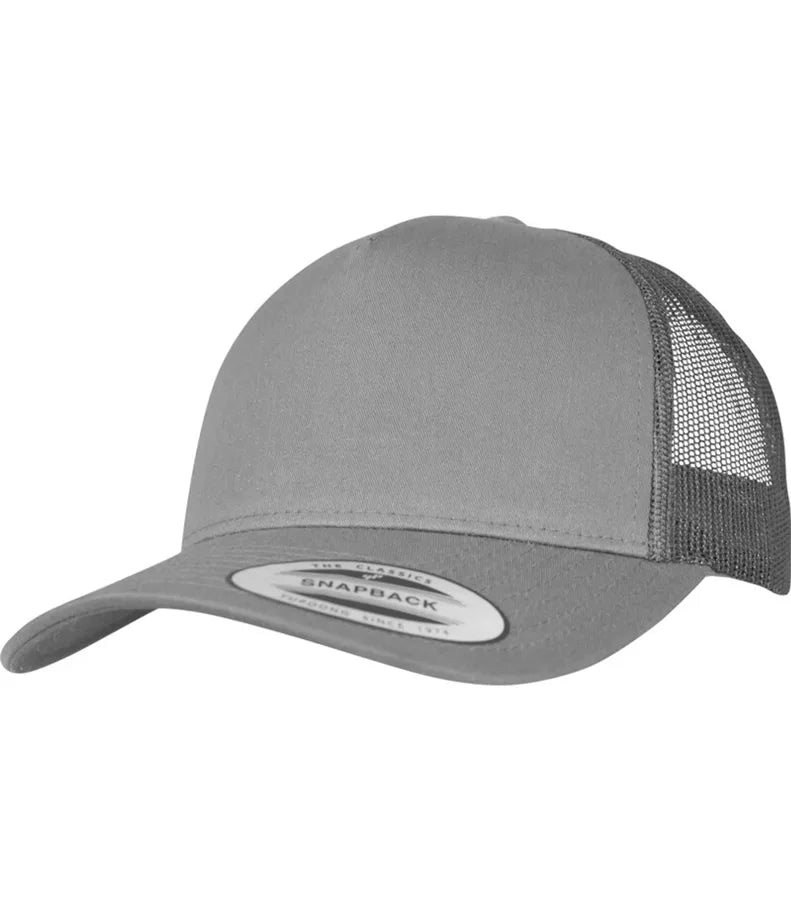 5-Panel Retro Trucker Cap Charcoal