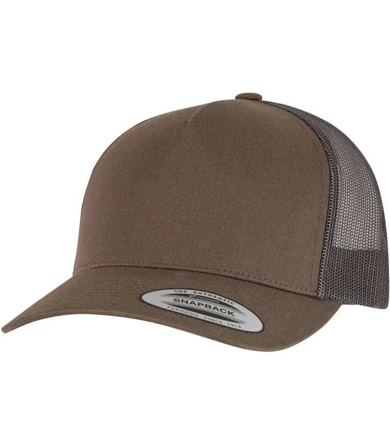 5-Panel Retro Trucker Cap Choco.Chip/GreyishBrown