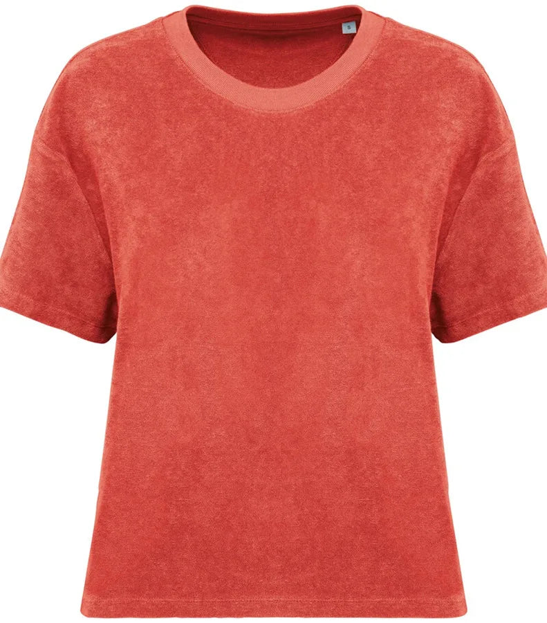 Ladies Towel Terry Tee Paprika