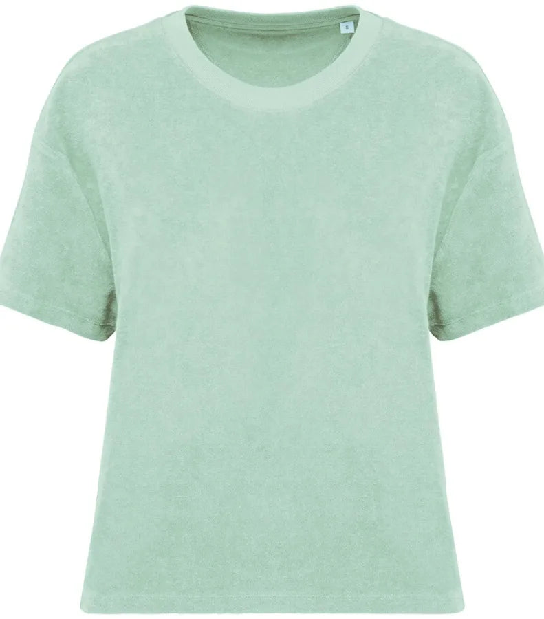 Ladies Towel Terry Tee BrookGreen