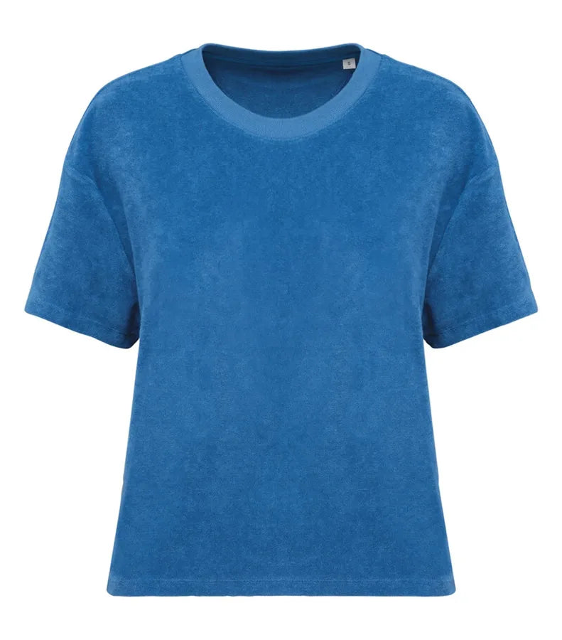 Ladies Towel Terry Tee RivieraBlue