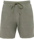 Men's Terry Towel shorts AlmondGreen