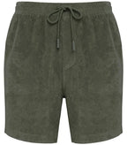 Men's Terry Towel shorts OrganicKhaki