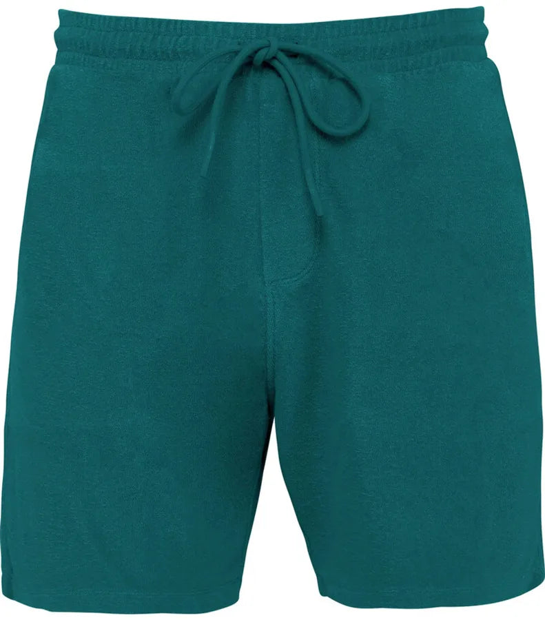 Men's Terry Towel shorts PeacockGreen
