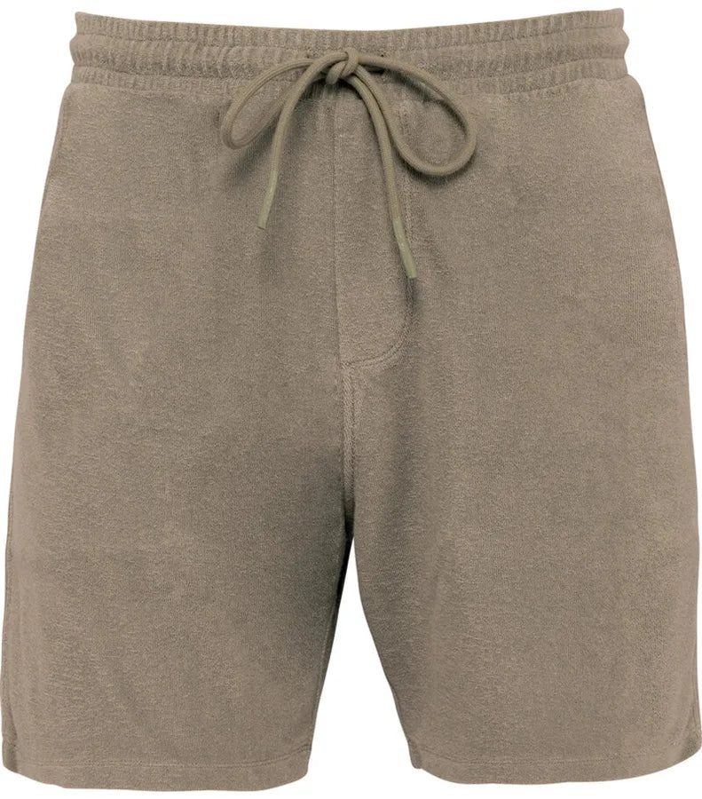 Men's Terry Towel shorts CreamCoffee