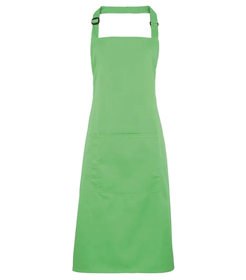 Colours bib apron with pocket Apple