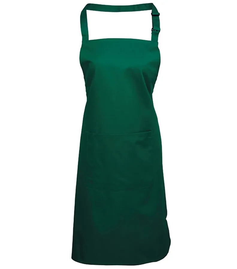 Colours bib apron with pocket Bottle