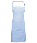 Colours bib apron with pocket LightBlue