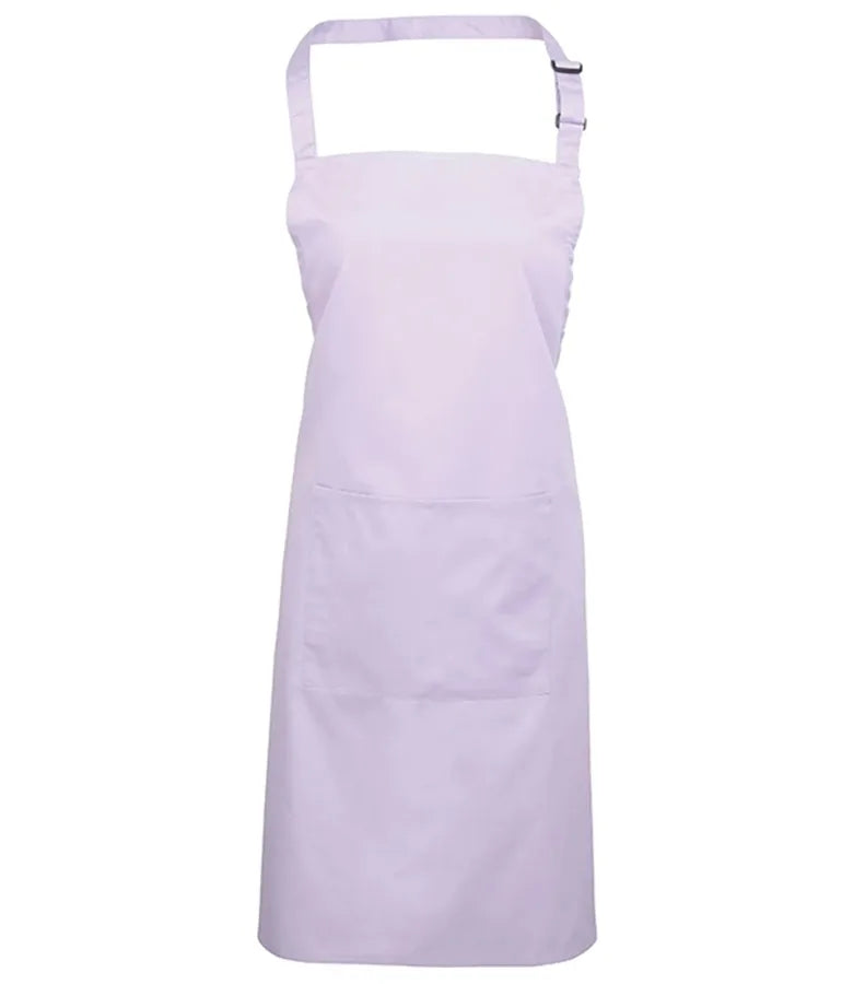 Colours bib apron with pocket Lilac