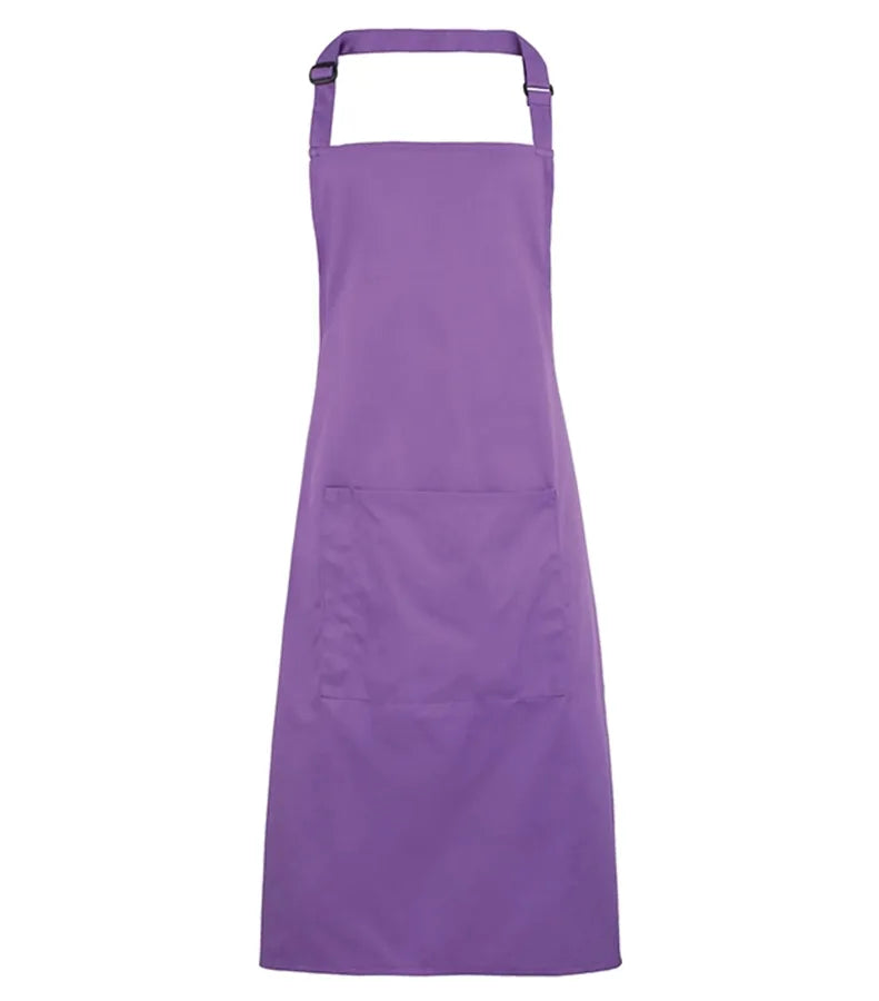Colours bib apron with pocket RichViolet