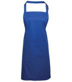 Colours bib apron with pocket Royal