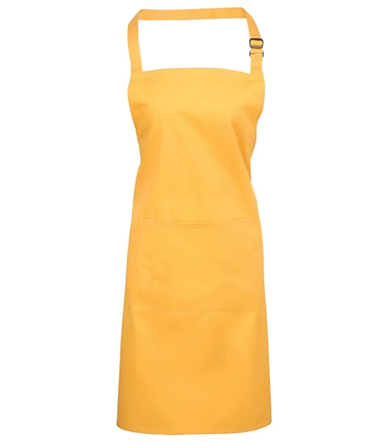 Colours bib apron with pocket Sunflower