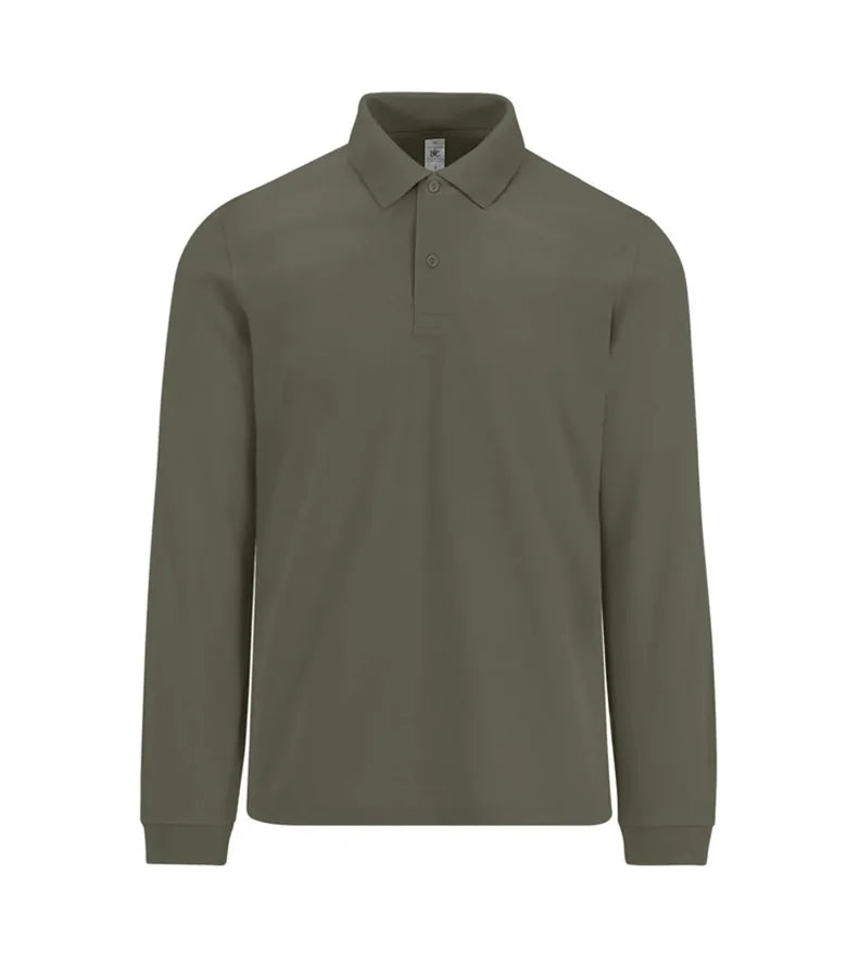 B&C My Polo 180 LSL CamoGreen
