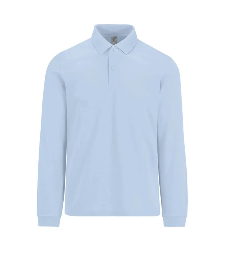 B&C My Polo 180 LSL BlushBlue
