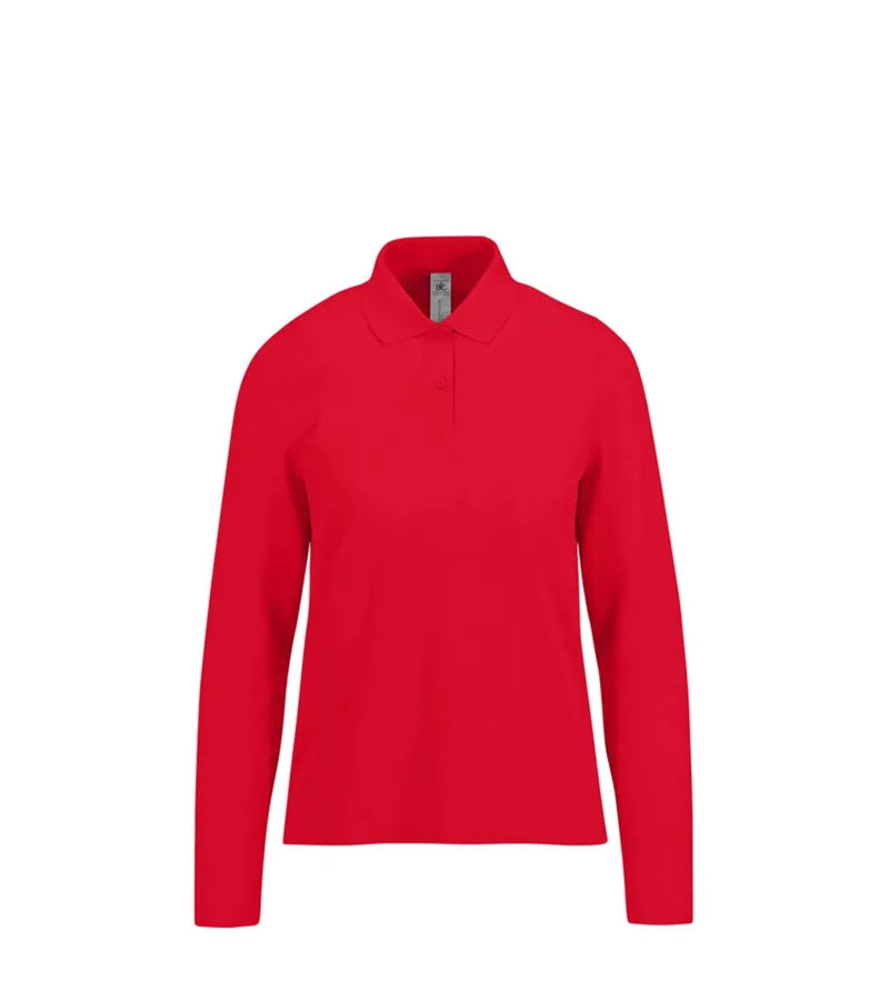 B&C My Polo 210 LSL/Woman Red