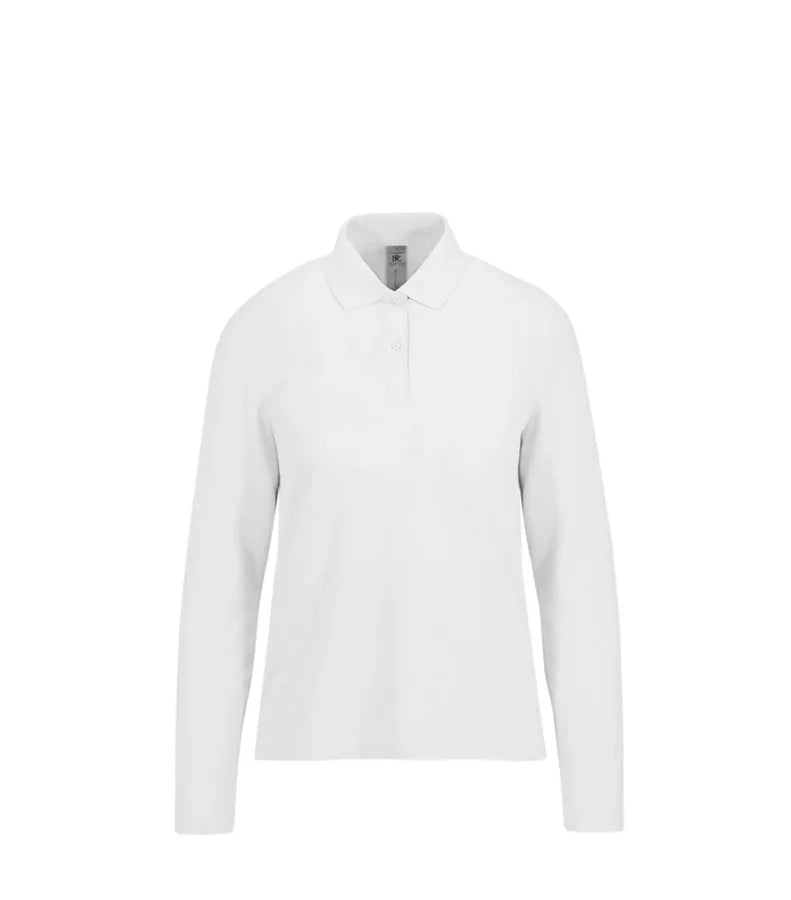 B&C My Polo 210 LSL/Woman White