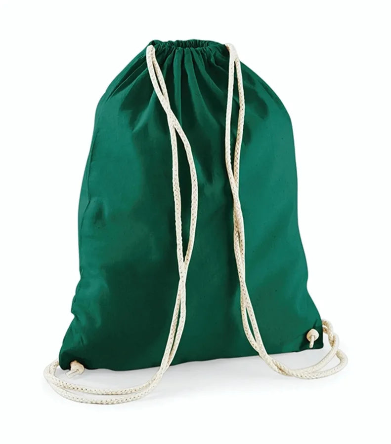 Cotton Gymsac BottleGreen