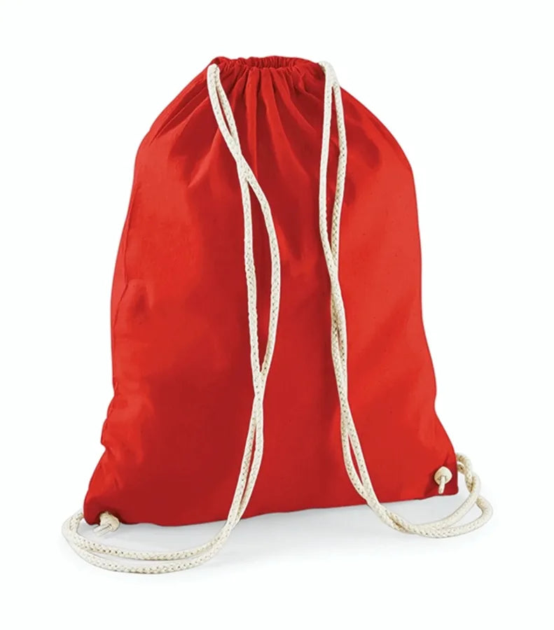 Cotton Gymsac BrightRed