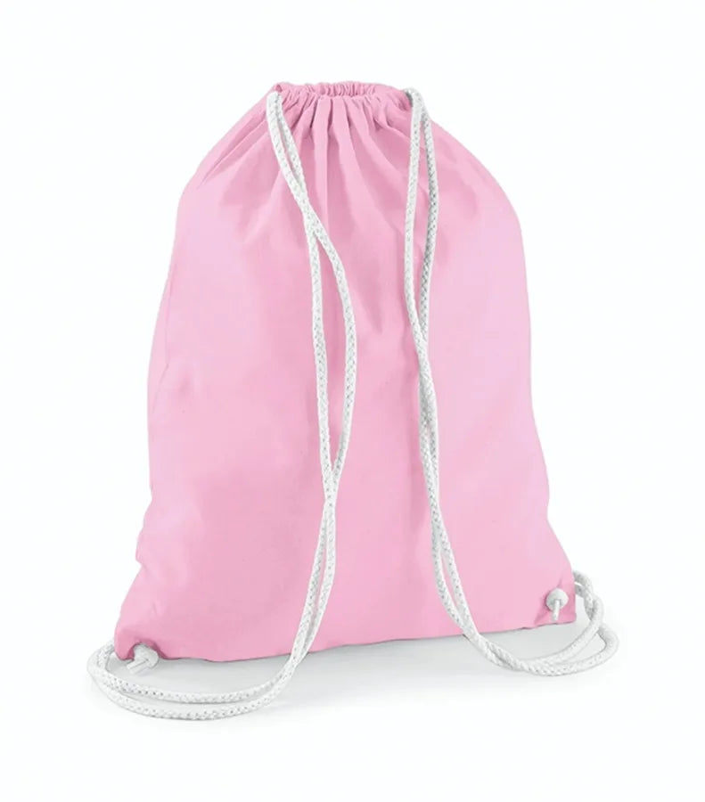 Cotton Gymsac ClassicPink/White