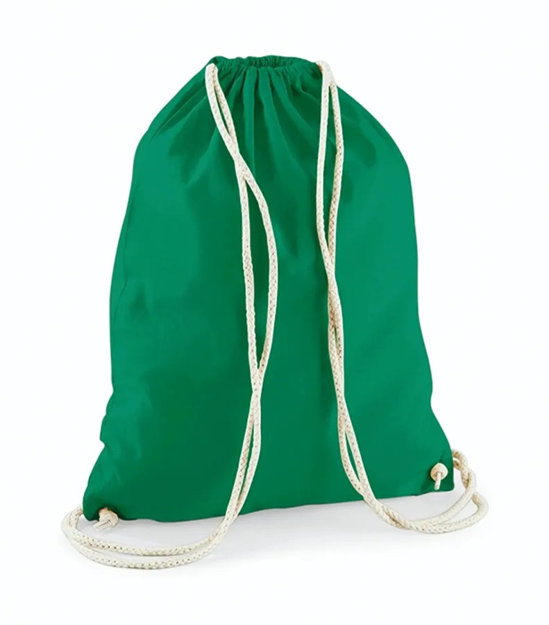 Cotton Gymsac KellyGreen