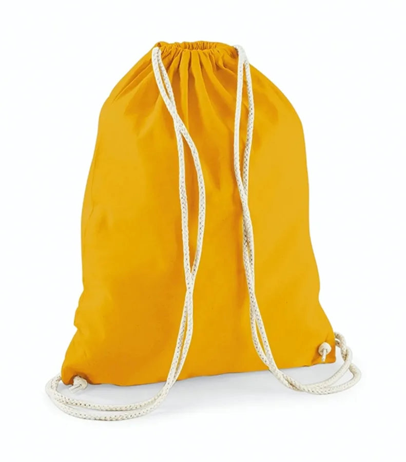 Cotton Gymsac Mustard
