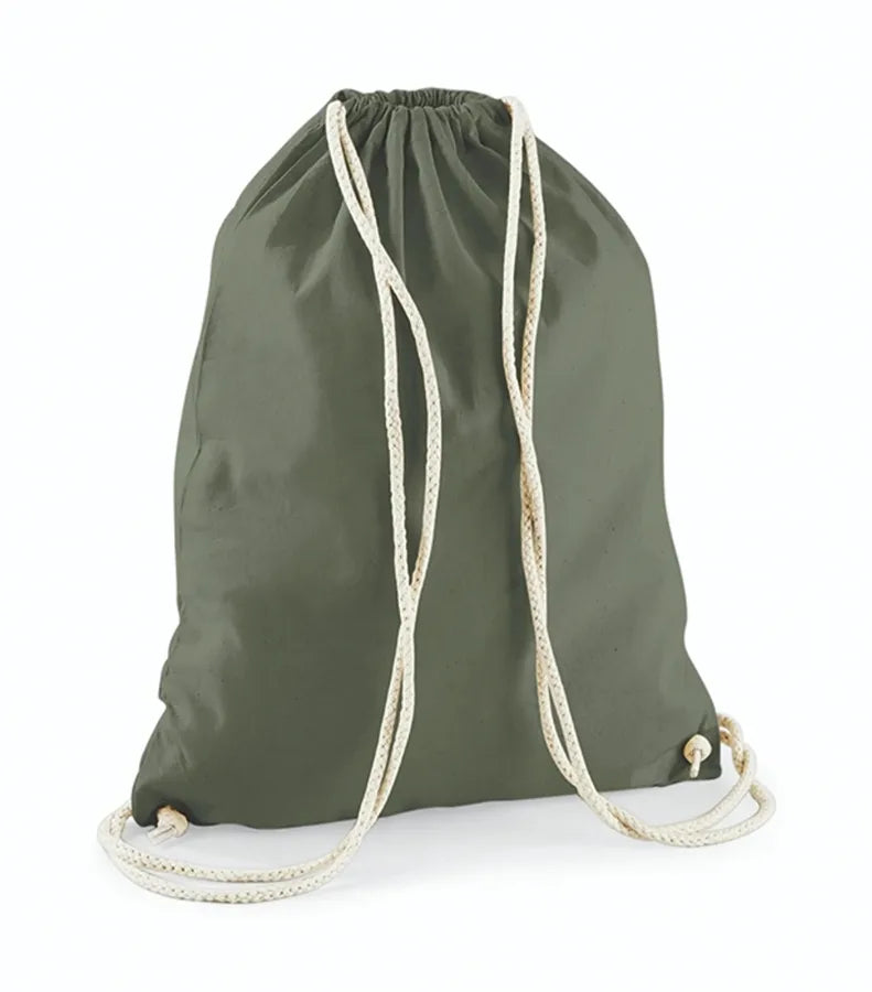Cotton Gymsac OliveGreen