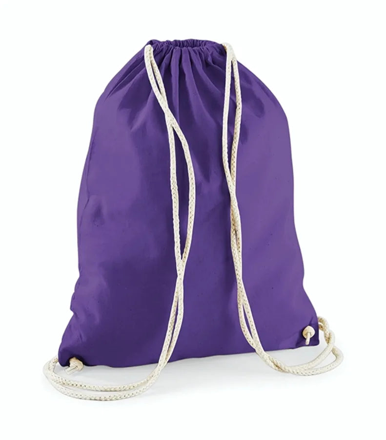Cotton Gymsac Purple