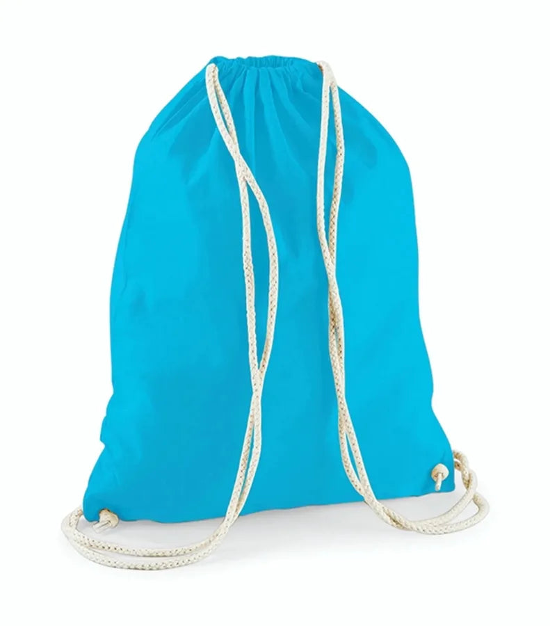 Cotton Gymsac SurfBlue