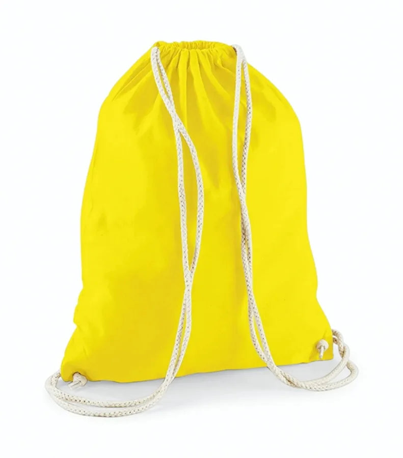 Cotton Gymsac Yellow