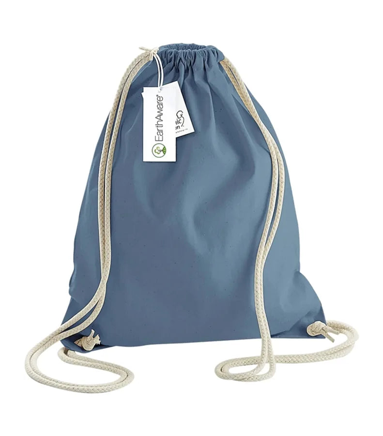 EarthAware® Organic Gymsac AirforceBlue